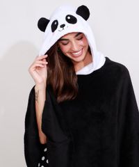 Poncho-de-Fleece-Feminino-Panda-com-Capuz-e-Orelhas-Preto-9974106-Preto_6