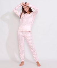 Pijama-Feminino-Manga-Longa-Amplo-Estampado-Xadrez-Vichy-Rosa-9974108-Rosa_3