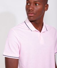 Polo-de-Piquet-Masculina-Basica-Comfort-Manga-Curta-Rosa-Claro-9842591-Rosa_Claro_5