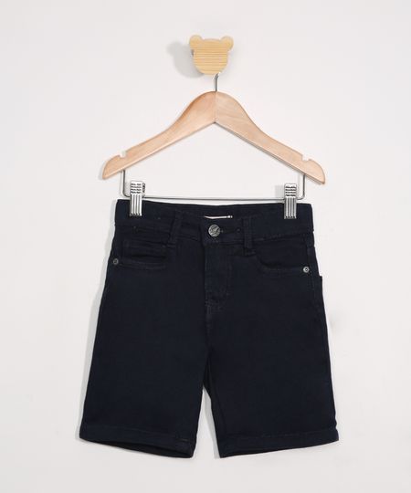 Bermuda-de-Sarja-Infantil-com-Bolsos-Azul-Marinho-9978836-Azul_Marinho_1