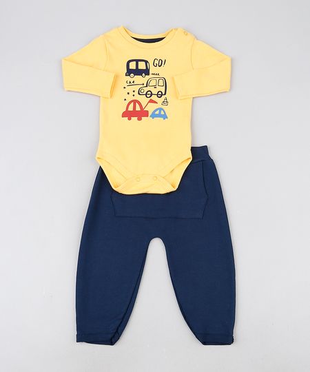 Conjunto-Infantil-Body-Amarelo-Carrinhos-Manga-Longa---Calca-com-Bolso-Canguru-Azul-Marinho-9929728-Azul_Marinho_1 Conjunto-Infantil-Body-Amarelo-Carrinhos-Manga-Longa---Calca-com-Bolso-Canguru-Azul-Marinho-9929728-Azul_Marinho_1