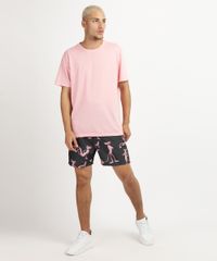 Camiseta-Masculina-Manga-Curta-Gola-Careca-Rosa-9947820-Rosa_1_3