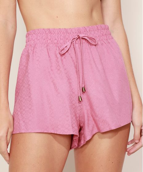 Short-Feminino-Cintura-Media-Maquinetado-com-Cordao-Rose-9923969-Rose_1