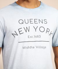 Camiseta-Masculina-Manga-Curta--Queens--Gola-Careca-Azul-9981556-Azul_2