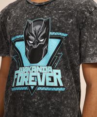 Camiseta-Masculina-Manga-Curta-Marmorizada-Pantera-Negra-Gola-Careca-Preta-9985061-Preto_2
