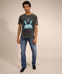 Camiseta-Masculina-Manga-Curta-Marmorizada-Pantera-Negra-Gola-Careca-Preta-9985061-Preto_3