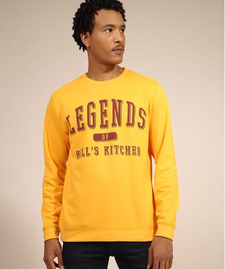 Blusa-de-Moletom-Masculina--Legends-of-Hell-s-Kitchen--Gola-Careca-Mostarda-9799382-Mostarda_1