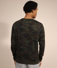 Blusa-de-Moletom-Masculina-Camuflada-Gola-Careca-Verde-Escuro-9800084-Verde_Escuro_2