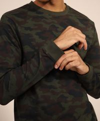 Blusa-de-Moletom-Masculina-Camuflada-Gola-Careca-Verde-Escuro-9800084-Verde_Escuro_4