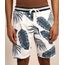Bermuda-Masculina-de-Sarja-Reta-Estampada-de-Folhagem-Off-White-9980958-Off_White_1