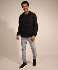 Blusa-de-Sarja-Masculina-com-Capuz-e-Manga-Removivel-Preta-9983004-Preto_3