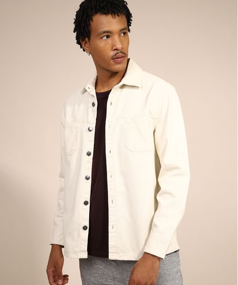 Camisa-de-Sarja-Masculina-Overshirt-com-Bolsos-Off-White-9974026-Off_White_1