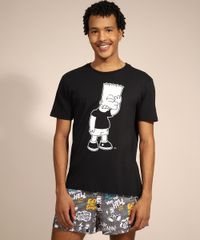 Pijama-Masculino-Bart-Simpson-Manga-Curta-Preto-9980534-Preto_3