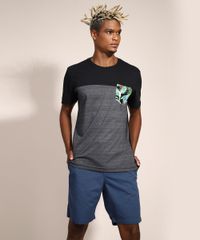 Bermuda-Masculina-de-Sarja-Reta-Texturizada-com-Cos-Contrastante-e-Cordao-Azul-9980150-Azul_3