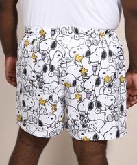 Short-Masculino-Plus-Size-Relaxed-Estampado-Snoopy-com-Cordao-e-Bolsos-Branco-9975292-Branco_2
