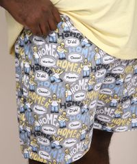 Pijama-Masculino-Plus-Size-Homer-Simpson-Manga-Curta-Amarelo-9980533-Amarelo_5