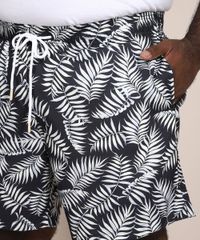 Short-Masculino-Plus-Size-Relaxed-Estampado-de-Folhagem-com-Cordao-e-Bolsos-Azul-Marinho-9982532-Azul_Marinho_4