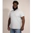 Polo-Masculina-Plus-Size-Tradicional-Estampada-Mini-Print-Manga-Curta-Cinza-Mescla-9983394-Cinza_Mescla_1