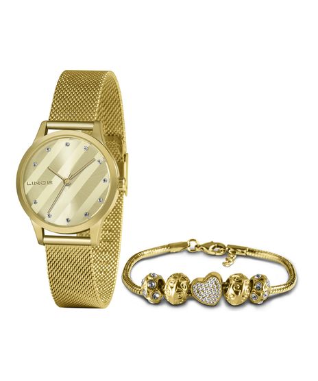 Kit-de-Relogio-Analogico-Lince-Feminino---Pulseira---LRGH151L-KY52C1KX-DOURADO-9987492-Dourado_1