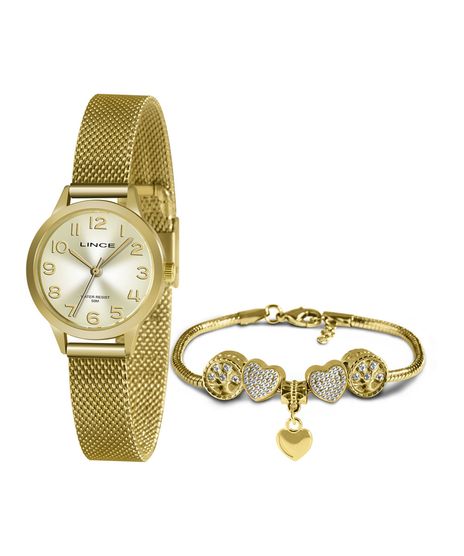 Kit-de-Relogio-Analogico-Lince-Feminino---Pulseira---LRGH146L-KY40C2KX-DOURADO-9987484-Dourado_1