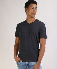 Camiseta-Masculina-Basica-Manga-Curta-Gola-V-Cinza-Mescla-Escuro-9597169-Cinza_Mescla_Escuro_1