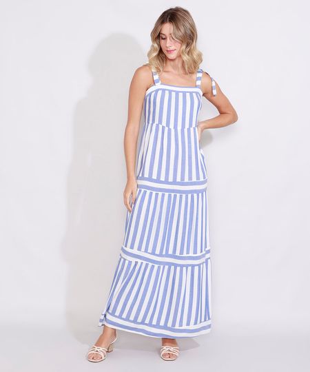 Vestido-Feminino-Longo-Listrado-Alca-Media-Decote-Reto-Azul-9957549-Azul_1 Vestido-Feminino-Longo-Listrado-Alca-Media-Decote-Reto-Azul-9957549-Azul_1
