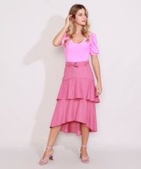 Saia-Feminina-Midi-Mullet-com-Babados-e-Cinto-Rosa-9979435-Rosa_3