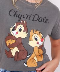Camiseta-Feminina-Tico-e-Teco-Manga-Curta-Decote-Redondo-Chumbo-9984016-Chumbo_2