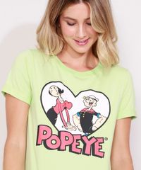 Camiseta-Feminina-Popeye-Manga-Curta-Decote-Redondo-Verde-Claro-9982366-Verde_Claro_2 Camiseta-Feminina-Popeye-Manga-Curta-Decote-Redondo-Verde-Claro-9982366-Verde_Claro_2