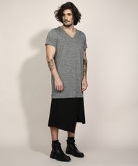 Vestido-Unissex-Curto-Manga-Curta-Cinza-Mescla-Escuro-9994453-Cinza_Mescla_Escuro_3