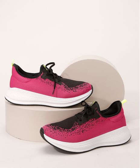 Tenis-Feminino-Knit-com-Cadarco-Bicolor-Acthyper-Actvitta-Preto-9990045-Preto_1