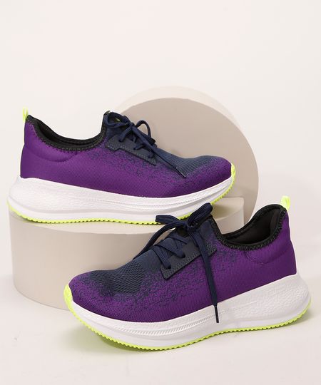 Tenis-Feminino-Knit-com-Cadarco-Estampado-Acthyper-Actvitta-Azul-Marinho-9990046-Azul_Marinho_1
