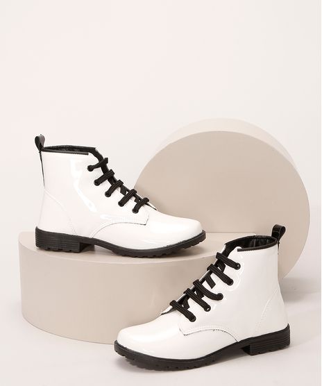 Bota-Coturno-Infantil-Cano-Baixo-Bico-Redondo-Tratorada-Branca-9987557-Branco_1