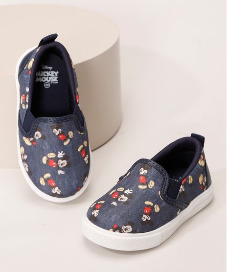 Tenis-Infantil-Slip-On-Estampado-Mickey-Azul-Medio-9988062-Azul_Medio_1