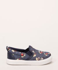 Tenis-Infantil-Slip-On-Estampado-Mickey-Azul-Medio-9988062-Azul_Medio_2