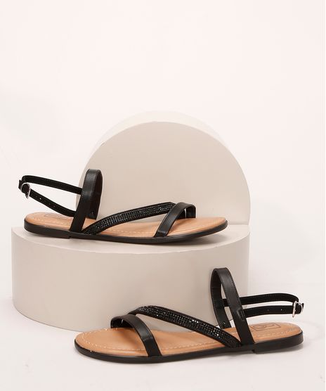 Papete-Feminina-Flatform-Oneself-Preta-9985525-Preto_1