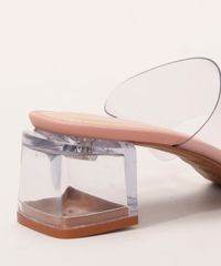 Tamanco-Feminino-Salto-Medio-Quadrado-Acrilico-com-Tira-de-Vinil-Oneself-Rosa-9986165-Rosa_3