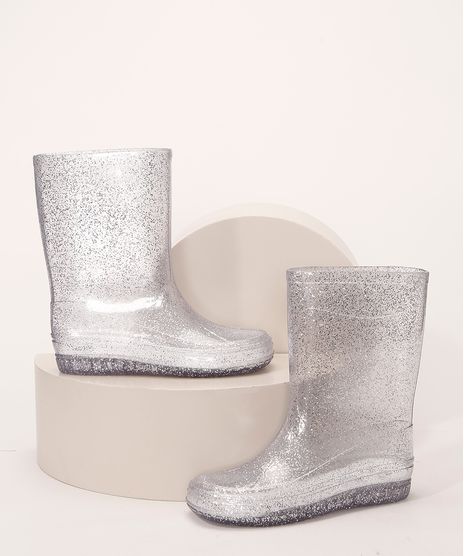 Galocha-Infantil-Cano-Medio-com-Glitter-Transparente-9987960-Transparente_1