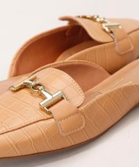 Mule-Feminino-Croco-Bico-Quadrado-com-Aviamento-Vizzano-Bege-9989480-Bege_3