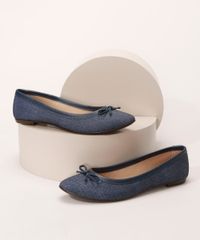 Sapatilha-Feminina--em-Jeans-Bico-Redondo-com-Laco-Moleca-Azul-Medio-9986677-Azul_Medio_1