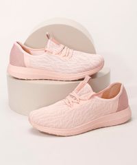Tenis-Feminino-Knit-com-Cadarco-Texturizado-Actvitta-Rosa-Claro-9990034-Rosa_Claro_1