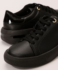 Tenis-Feminino-com-Recorte-em-Verniz-Vizzano-Preto-9989546-Preto_3