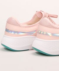 Tenis-Feminino-Knit-com-Cadarco-e-Faixa-Holografica-Actvitta-Rosa-9990048-Rosa_3