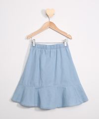 Saia-Jeans-Infantil-Midi-com-Babados-Azul-Claro-9979473-Azul_Claro_2