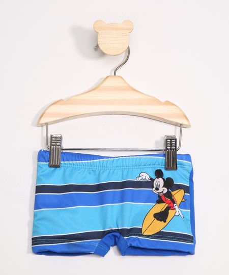 Sunga-Infantil-Boxer-Mickey-com-Listras-Protecao-UV50--Azul-9981090-Azul_1
