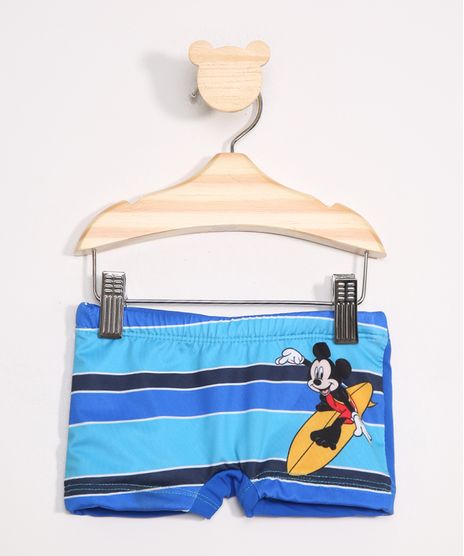 Sunga-Infantil-Boxer-Mickey-com-Listras-Protecao-UV50--Azul-9981090-Azul_1