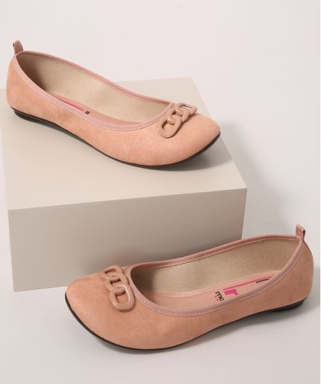 Sapatilha-Feminina-com-Corrente-Moleca-Rosa-9986668-Rosa_1