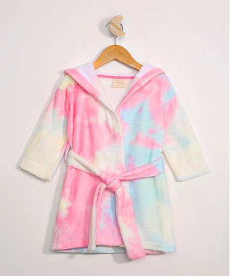 Roupao-de-Plush-Infantil-Estampado-Tie-Dye-Unicornio-com-Capuz-Manga-Longa-Multicor-9972710-Multicor_1