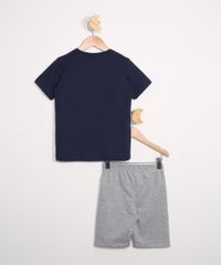 Conjunto-Infantil-de-Camiseta-Manga-Curta-Planeta-Azul-Marinho---Bermuda-Cinza-Mescla-9979120-Cinza_Mescla_3