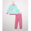 Pijama-de-Plush-Infantil-Manga-Longa-com-Patch-de-Unicornio-e-Estampa-de-Poa-Metalizada-Azul-9972647-Azul_1